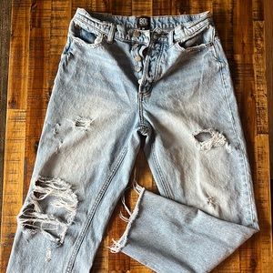 BDG Urban Outfitters High Rise Light Distressed Jeans - W 27